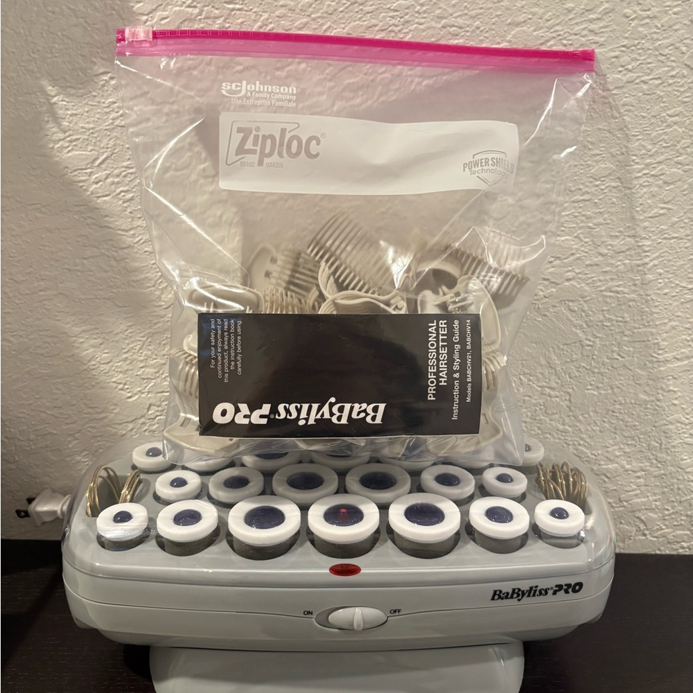 BaBylissPRO Hair Roller Set with Clips